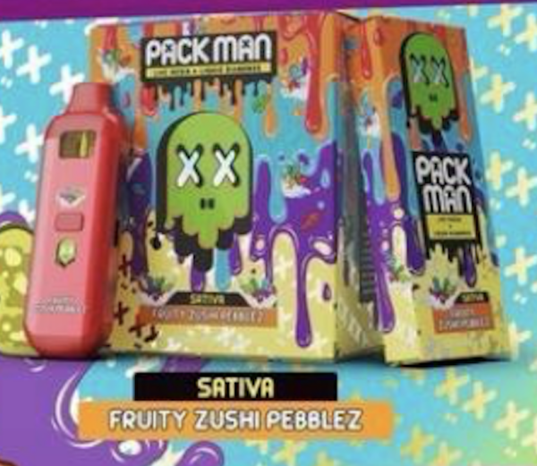 Packman Fruity Zushi Pebblez Disposable